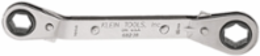 Reversible Ratcheting Box Wrench 1/2 x 9/16 Inch, Chrome-Plated, 25-Degree Offset