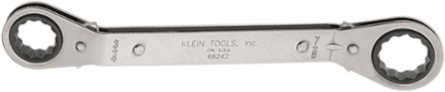 Reversible Ratcheting Box Wrench 3/4 Inch x 7/8 Inch, 12 Points, Chrome-Plated