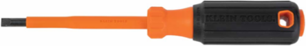 Insulated Screwdriver 1/4 Inch Cabinet Tip 4 Inch Round Shank, 1000V Rated