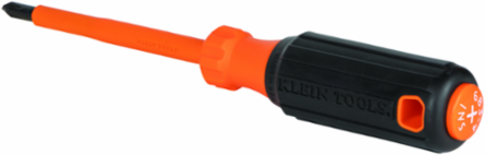 Insulated Screwdriver #2 Phillips Tip 4 Inch Round Shank, 1000V Rated