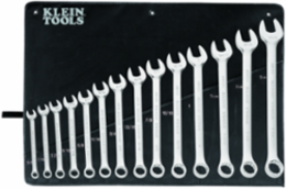 14-Piece Combination Wrench Set, Alloy Steel, Includes Carry Case