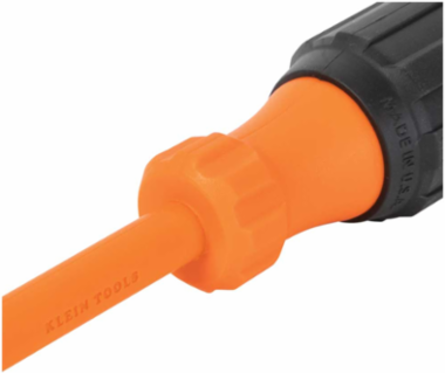 Insulated Screwdriver #2 Square Tip 4 Inch Round Shank, 1000V Rated