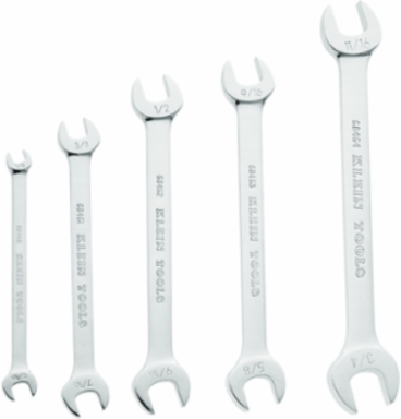 5-Piece Open-End Wrench Set, Highest Quality Alloy Steel, 1.08 lbs