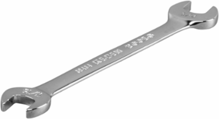 Open-End Wrench 11/16 Inch & 3/4 Inch Ends, Nickel Chrome-Plated, 9 Inch Length