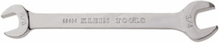 Open-End Wrench 11/16 Inch & 3/4 Inch Ends, Nickel Chrome-Plated, 9 Inch Length