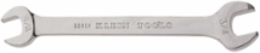 Open-End Wrench 11/16 Inch & 3/4 Inch Ends, Nickel Chrome-Plated, 9 Inch Length