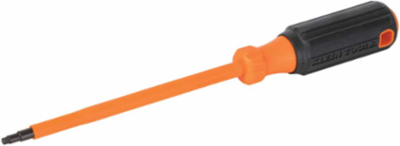 Insulated Screwdriver #2 Square Tip 6 Inch Round Shank, 1000V Rating