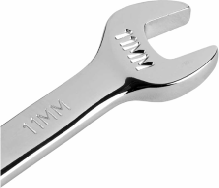 Metric Combination Wrench 11 mm, Nickel Chrome Plated, 6.5 Inch Length