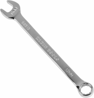Metric Combination Wrench 13 mm, 7 Inch Length, Alloy Steel, Offset Ends
