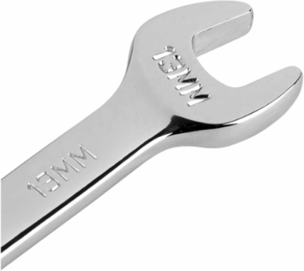 Metric Combination Wrench 13 mm, 7 Inch Length, Alloy Steel, Offset Ends