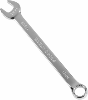Metric Combination Wrench 14 mm, 7.5 Inch Length, Alloy Steel, Offset Ends