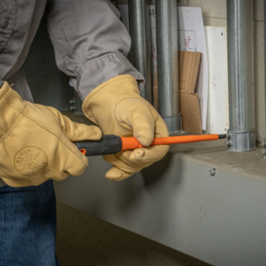 Insulated Screwdriver, 5/16 Inch Cabinet Tip, 6 Inch Shank, 1000V Rated