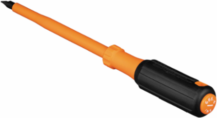 Insulated Screwdriver, 5/16 Inch Cabinet Tip, 6 Inch Shank, 1000V Rated