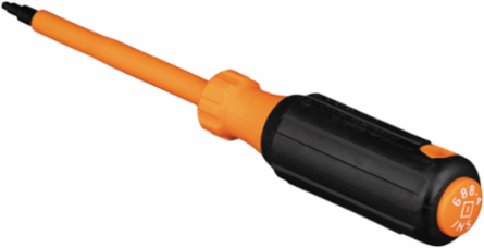Insulated Screwdriver #1 Square Tip 4 Inch Shank, 1000V Rated