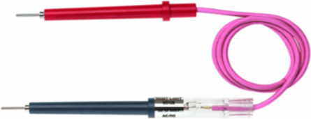 Circuit Tester 80-600V AC/DC with 5-11/16 Inch Probes and 24 Inch Leads