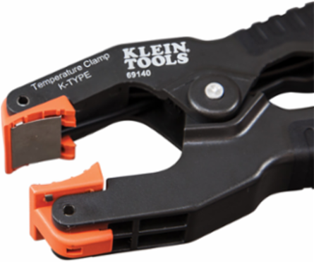 K-Type Temperature Pipe Clamp, 1/4 to 1-3/8 Inch Diameter, -4 to 212 F
