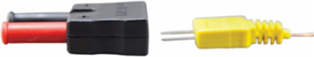 K-Type High Temperature Thermocouple, 32-896°F, 3 ft Coiled Lead, Includes Adapter