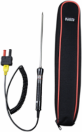 K-Type Temperature Probe, -58 to 1112°F, 5' Length, Stainless Steel