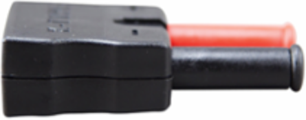 K-Type to Banana Plug Adapter, HVAC Application, ABS Material, 1.5 Inch Width