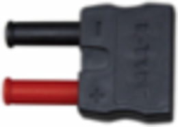 K-Type to Banana Plug Adapter, HVAC Application, ABS Material, 1.5 Inch Width