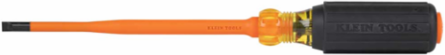 Slim-Tip 1000V Insulated Screwdriver, 1/4 Inch Cabinet Tip, 6 Inch Length