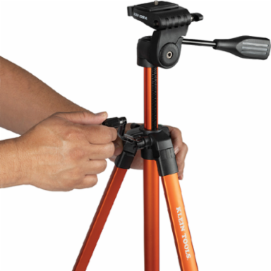 Adjustable Aluminum Tripod for Laser Levels, 22"-61" Height, 360° Pan