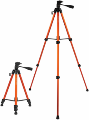 Adjustable Aluminum Tripod for Laser Levels, 22"-61" Height, 360° Pan