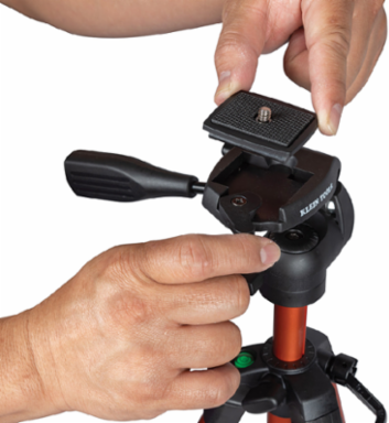 Adjustable Aluminum Tripod for Laser Levels, 22"-61" Height, 360° Pan