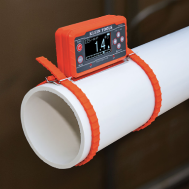 Plumber's Kit for Digital Angle Gauges, Fits 1- to 6 Inch Pipes, Steel, Silicone
