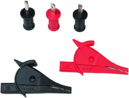 Alligator Clips & Outlet Tabs for ET450 Test Kit, 3-1/4 Inch Clips, 5-Piece Set