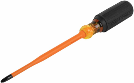 Slim-Tip 1000V Insulated Screwdriver #2 Phillips 6 Inch with Cushion-Grip Handles