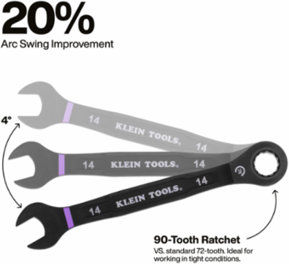 Ratcheting Combination Wrench Set, Metric, 8-Piece