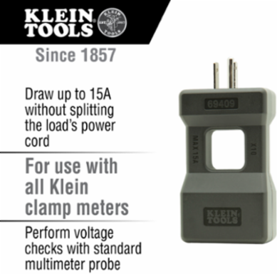 Line Splitter with 10X Measurement, Measures Up to 15A, 4.67 Inch Height