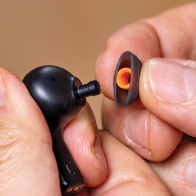 Replacement Earbud Tips for AESEB2, Memory-Foam & Silicone, Sizes S/M/L, NRR 25dB