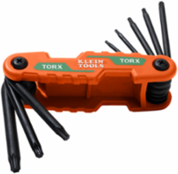 Compact Folding Hex Key Set, 8-Key, Torx® Sizes