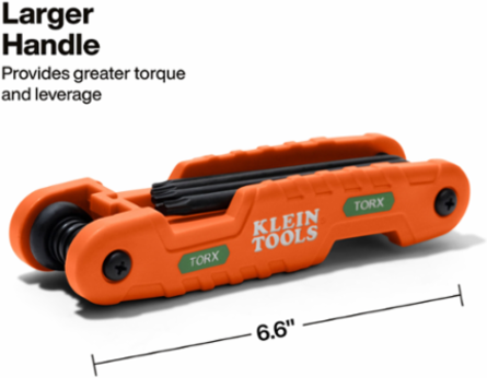 Pro Folding Hex Key Set, 10-Key, TORX® Sizes