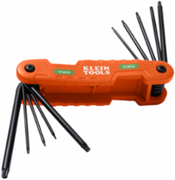 Pro Folding Hex Key Set, 10-Key, TORX® Sizes