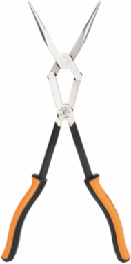 Pliers, Long Reach Needle Nose Pliers, Straight Nose, 13-Inch