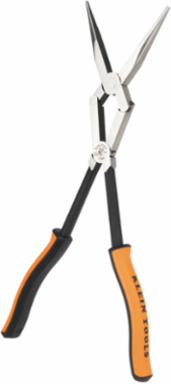 Pliers, Long Reach Needle Nose Pliers, Straight Nose, 13-Inch