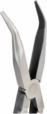 Pliers, Long Reach Needle Nose Pliers, Bent Nose, 13-Inch