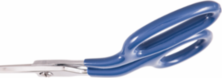 Curved Carpet Napping Shear, 7-7/8 Inch, Nickel Plated Carbon Steel, Bent Handle