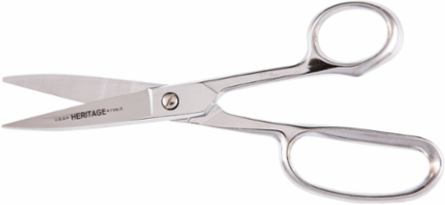 Heavy Duty Shear with Large Ring, 8-5/8 Inch, Carbon Steel Blades