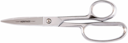 Heavy Duty Shear with Large Ring, 8-5/8 Inch, Carbon Steel Blades