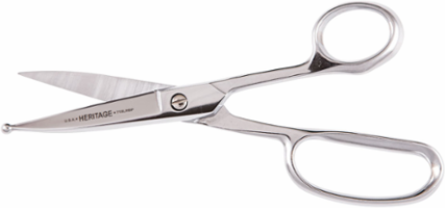 Heavy Duty Poultry Venting Shears, 9-1/8 Inch, Carbon Steel, Nickel Plated