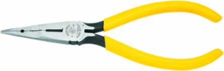 6-1/2 Inch Long-Nose Telephone Work Pliers with Induction Hardened Knives