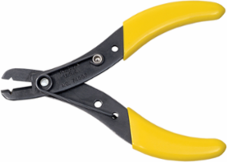 Adjustable Wire Stripper and Cutter for 12-24 AWG Solid/Stranded Wire, 5.125 Inch Length
