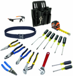 Journeyman Tool Set 18 Piece with Pouch - Electrical Wiring Tools