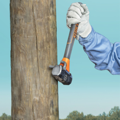 Lineman's Double-Face Hammer 3-3/4 Inch Forged Steel Head, 12.46 Inch Handle