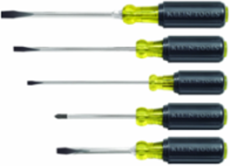 Cushion-Grip 5-Piece Screwdriver Set, Includes Phillips and Keystone Tips