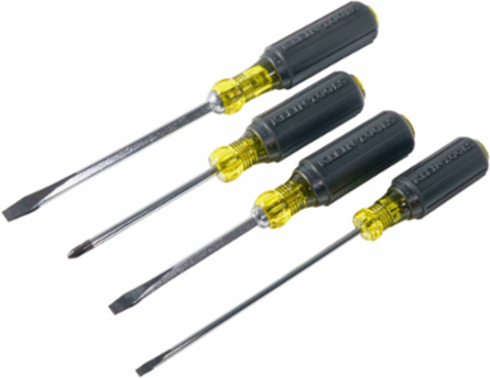 Cushion-Grip™ Screwdriver Set, 4-Piece, Precision Machined Tips